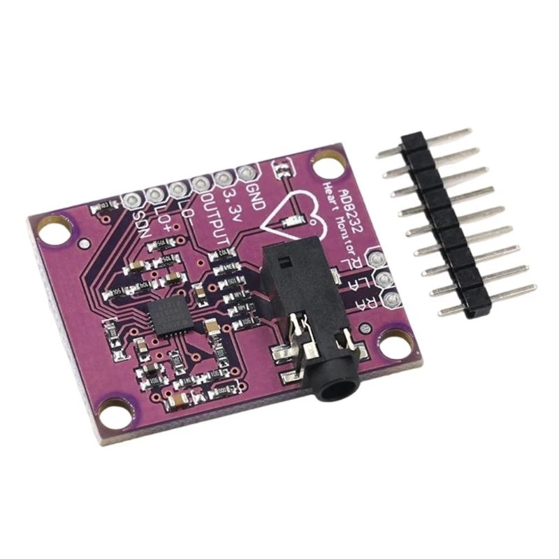 Aquisição sinal ECGs real com módulo frequência cardíaca AD8232