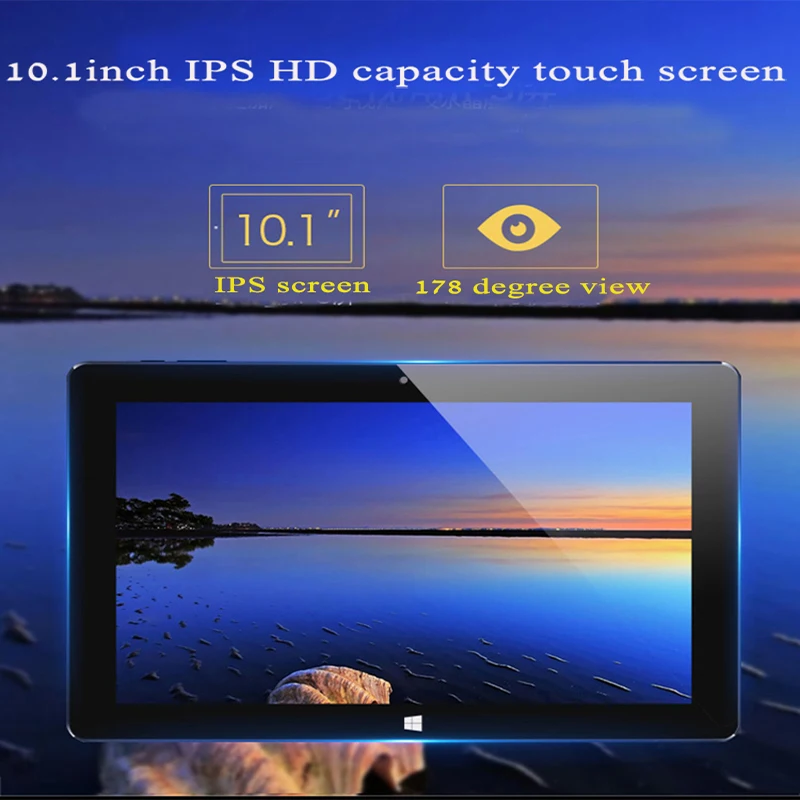 MOLOSUPER 10 inch 2 in 1 Laptops Tablet PC Mini Portable Windows 10 Notebook 4GB RAM 64GB