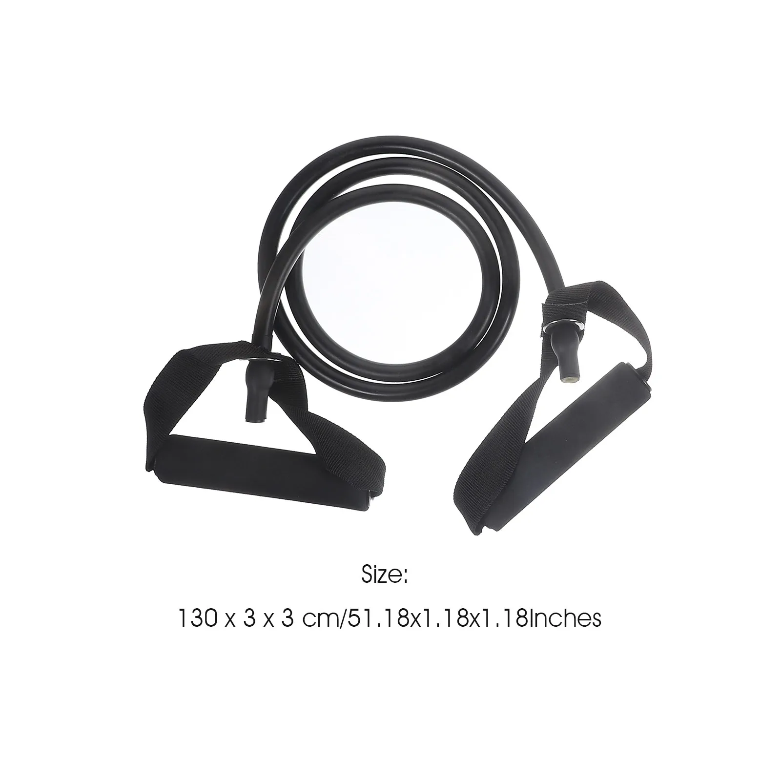 2pcs Resistance Bands Set with Door Anchor & Handles – Natural Latex Fitness Tubes for Strength Training and Stretching
