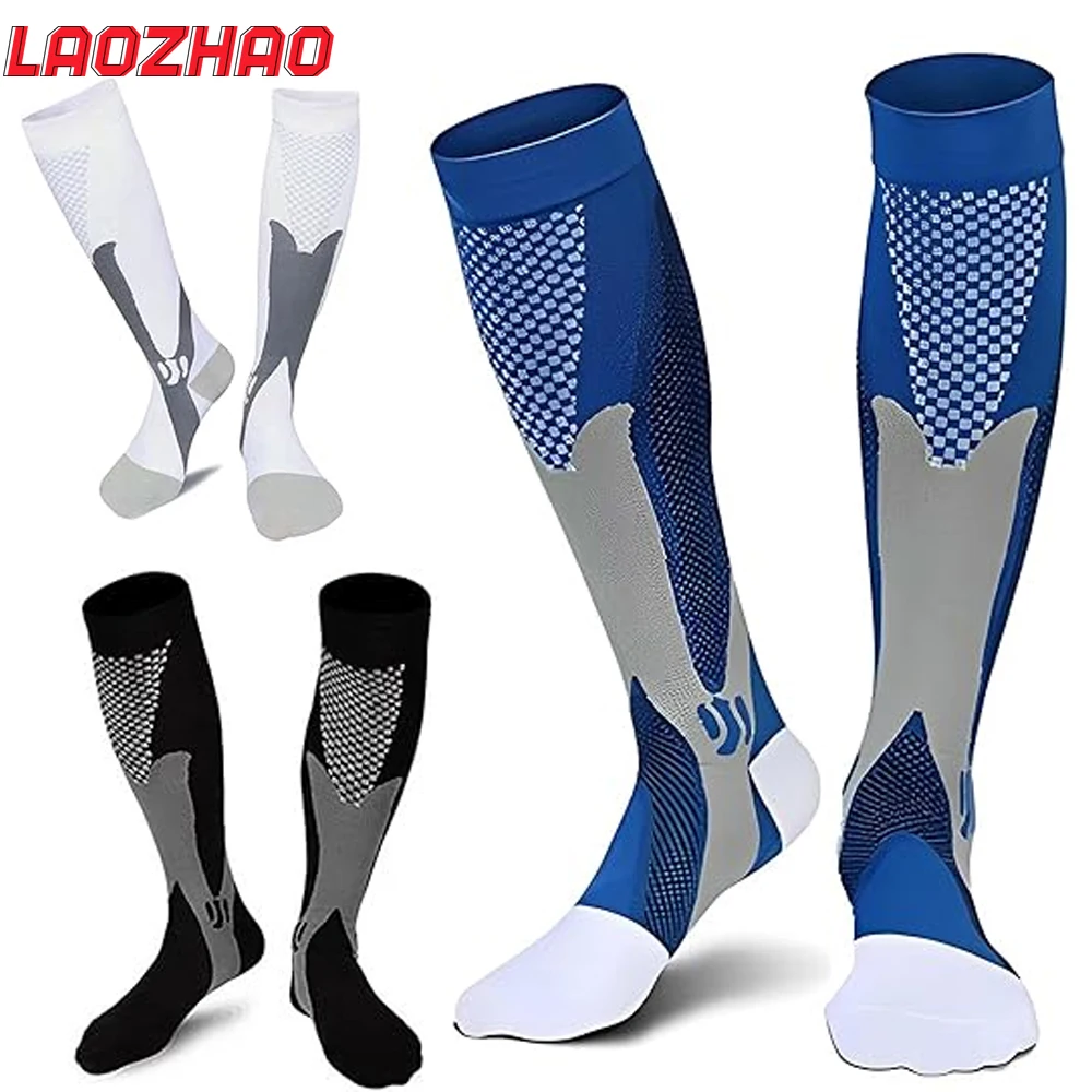 Plus Size Compression Socks for Women Men Wide Calf,Knee High Circulation Support, Extra Large 2XL-7XL Stockings for Swelling