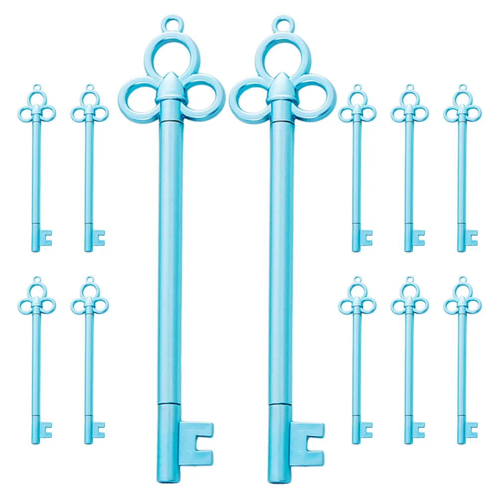 

12 Pcs Key Gel Pen for Students Modeling Creative Ballpoint Funny Abs Shape Stationery