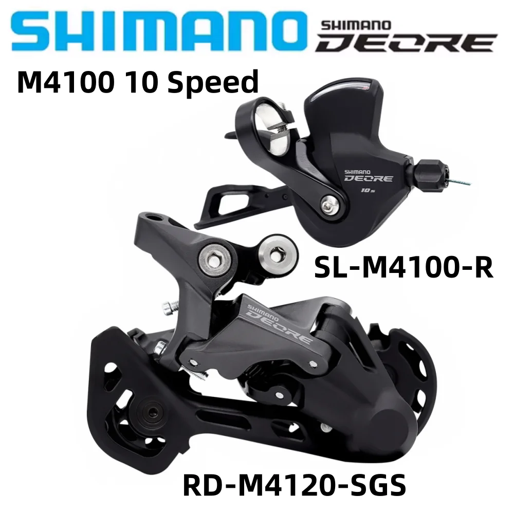 

SHIMANO DEORE 10 Speed Groupset M4100 Shifter 10V 10S SL-M4100-R RD-M4120 Rear Derailleur Original parts