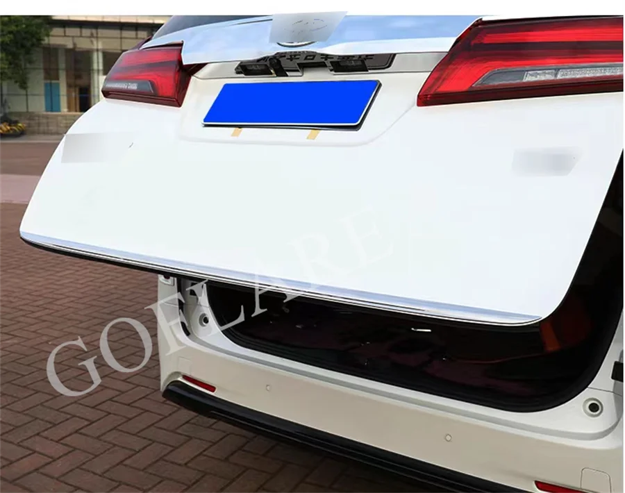 Pour Toyota Alphard Vellfire 30 coffre arrière pare-chocs protecteur Gurad garniture fenêtre queue coffre couvercle garniture 2016-2022 accessoires de voiture