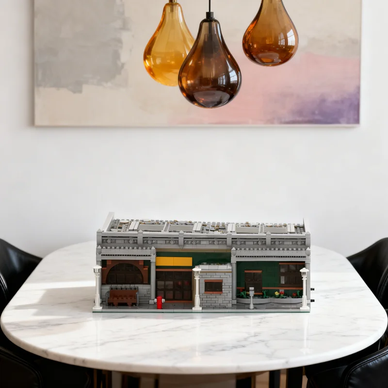 

2722 детали MOC Prime Time: Модульная модель уличной сцены MacLaren, конструктор, подарок, креативный коллекционный декор, премиум-класс