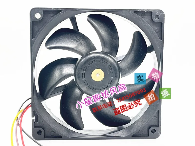 SANYO DENKI 9S1212P4H011 DC 12V 0.39A 120x120x25mm 4-Wire Server Cooling Fan