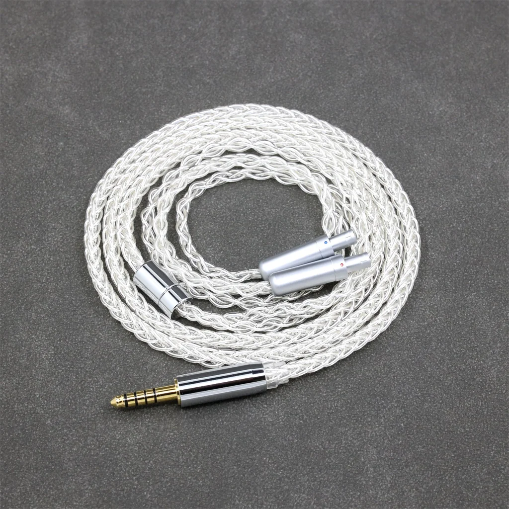 7n чистый серебряный палadium 8-ядерный HIFI DIY кабель для наушников Sennheiser D1000 HD800 HD820s HD800s HD820 Dharma 8392