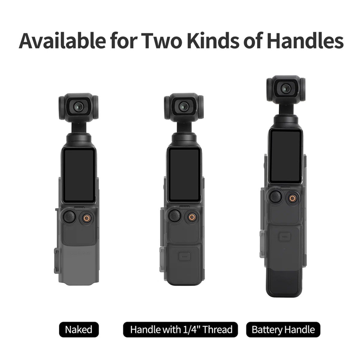 

X61A_SUNNYLIFE for Osmo Pocket 3 Portable Handle with Cold Shoe Expansion