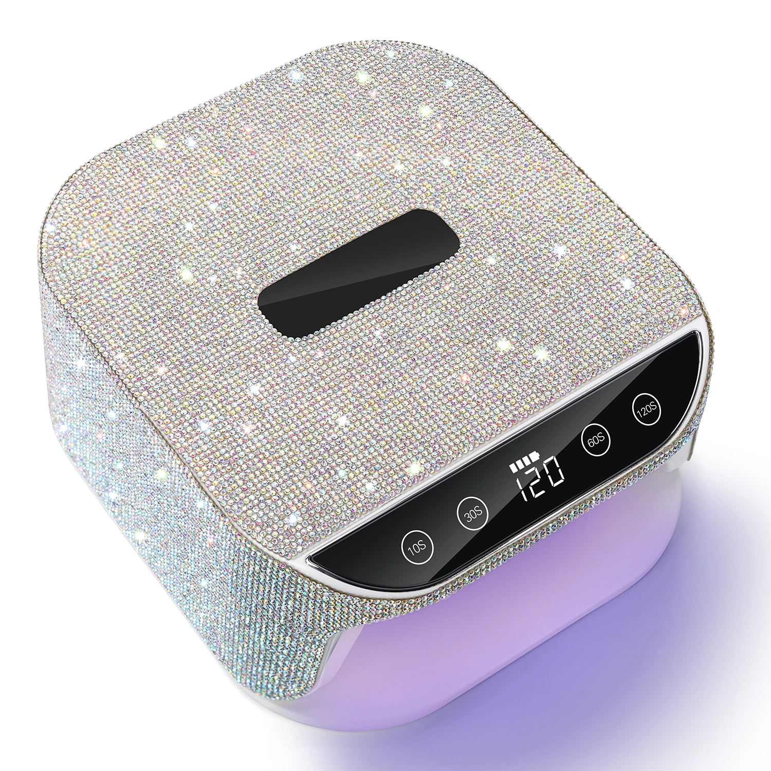

Rechargeable Nail Lamp Professional UV LED Lamp With Diamonds Gel Polish Nail Drying For Nail Polish Manicure Tools