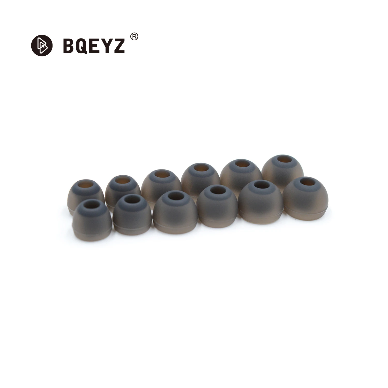 BQEYZ Ear Cushion 12pcs S M L Earbuds Cover Earphone Replacement Silicone Eartips