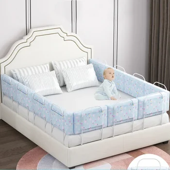 מחסום מיטת תינוק גדר מיטת תינוק מגן למיטת תינוק מתכוונן מגן בטיחות לחדר הילדים מגן למיטת תינוק