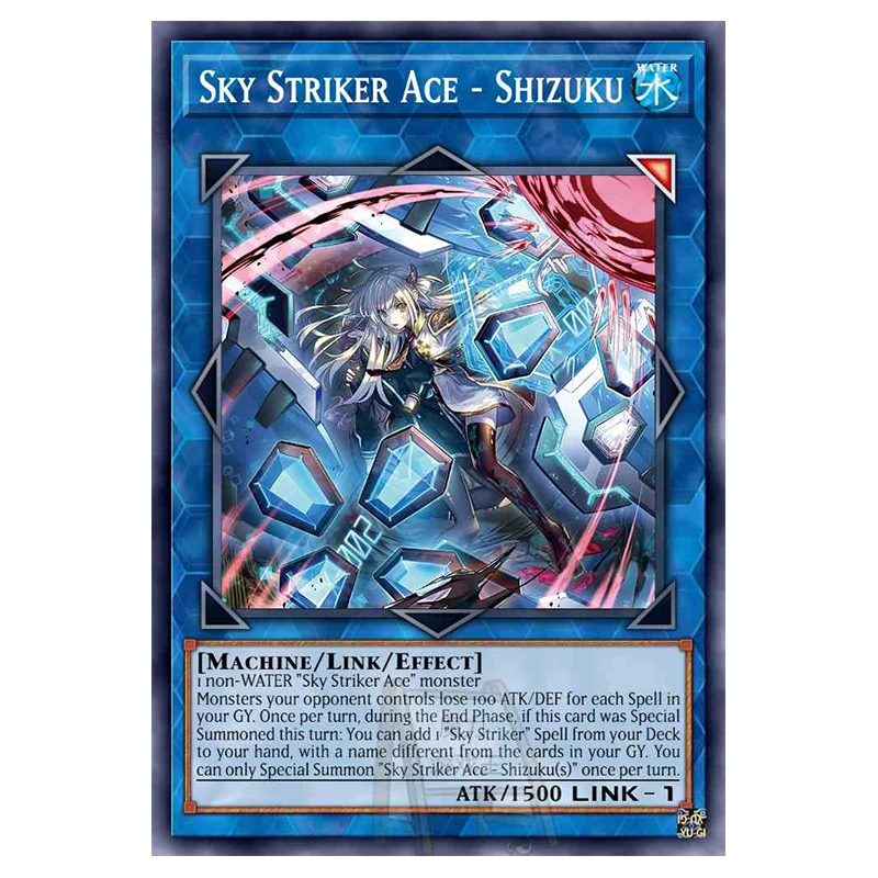 Yu-Gi-Oh! DIY Chinese/Japanese/English Card Sky Striker Ace series Anime Cartoon Board Game Collection Card Festival gifts