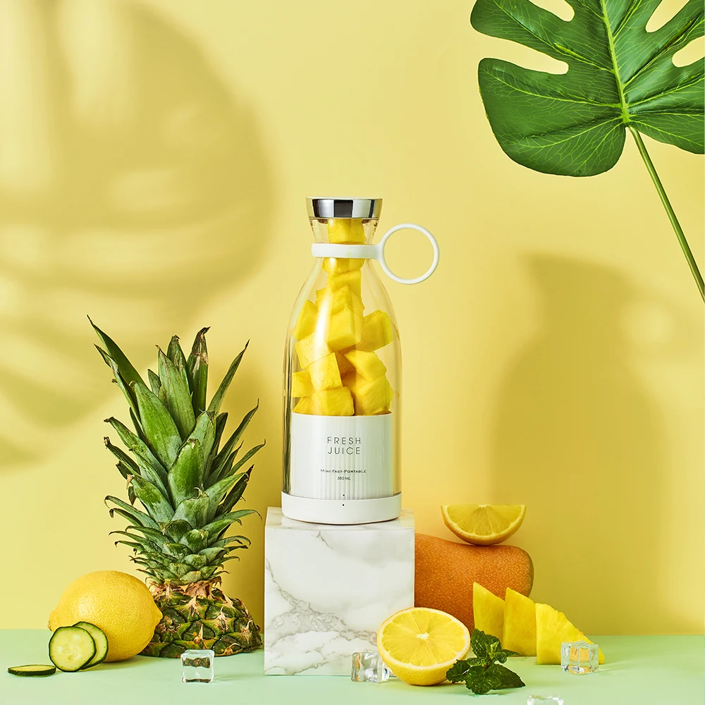Portable Blender Electric Juicer Fruit Mixers USB Rechargeable Smoothie Mini Blender Multifunction Juice Maker