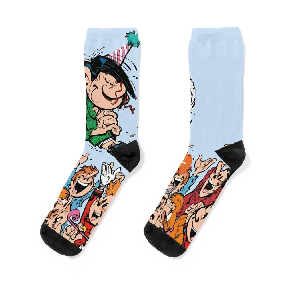 

Goof Gaston Party Socks golf warm winter colored soccer anti-slip Girl'S Socks Men's