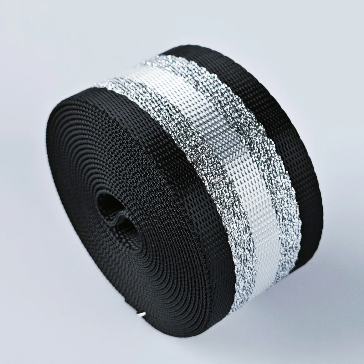 3 Yard 1,5 inch/3,80 cm Lurex Strip Jacquard Nylon Webbing Band voor Handtas DIY knutselen