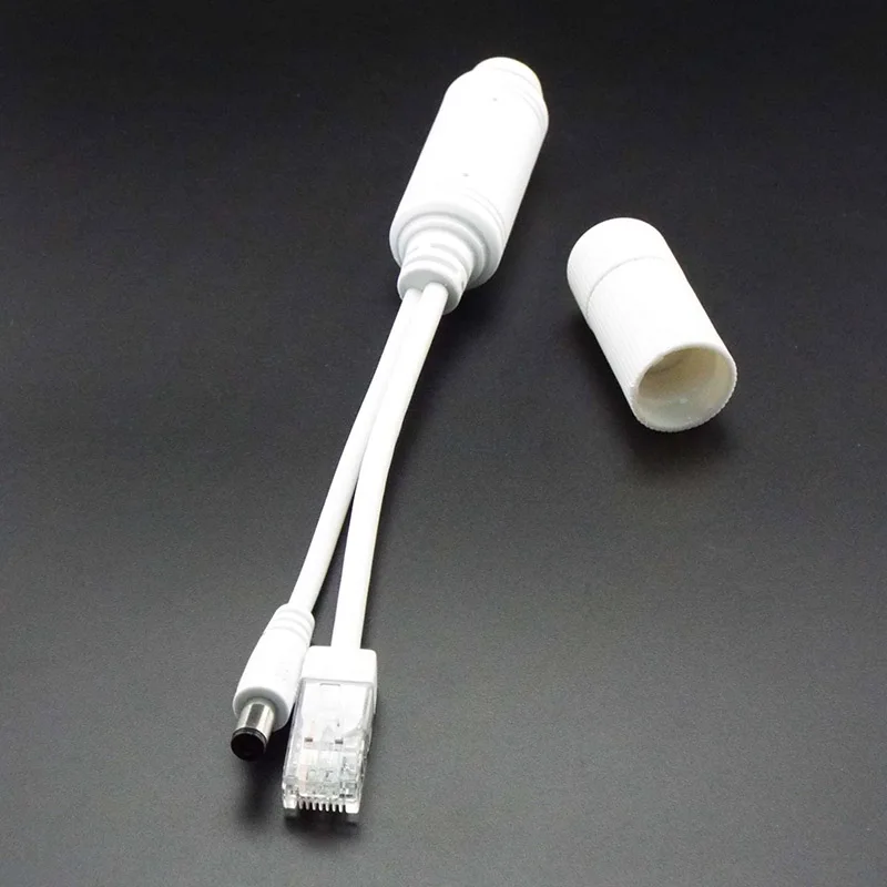 48V to 12V POE Splitter Waterproof Adapter Cable Power Supply Module POE Splitter Injector for CCTV Camera