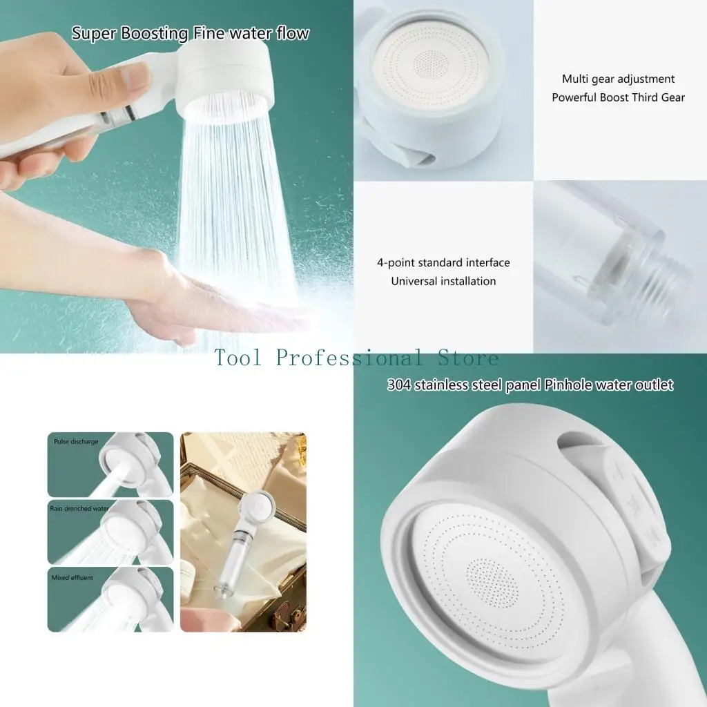 

57qf Обновления душевого фильтра голова головы Защитная отфильтрованная насадка для душа Удаляет примеси и хлор для более кожи и