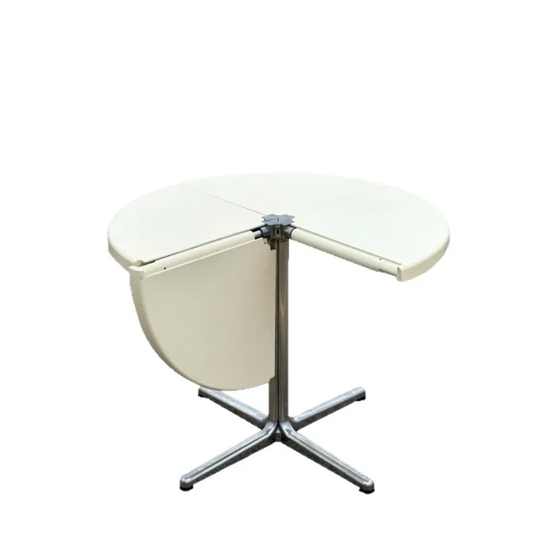 

Folding table Multifunctional round table Dining Semi-circular special-shaped designer household dining