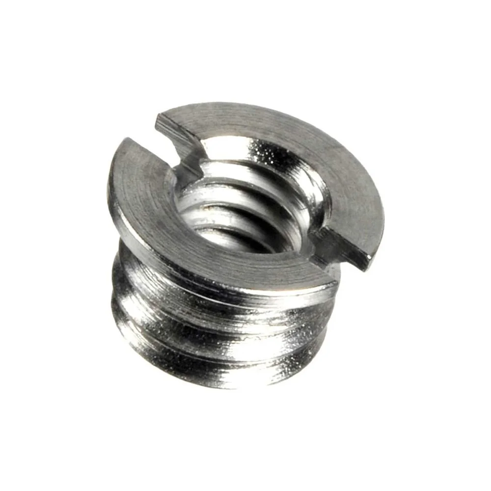 1/4"-20 Buchse auf 3/8"-16 Stecker Stativadapter Edelstahl Standardschraubenkonverter für DSLR-Kamera Einbeinstativständer – Detail 4