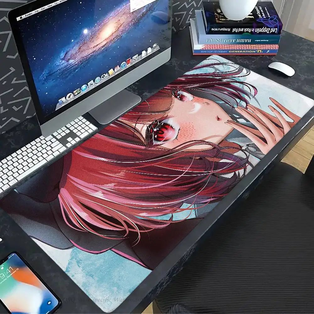 Arima Kana Anime OSHI NO KO Mousepad Mouse Mat Desk Mat With Pad Gaming Accessories Prime Gaming XXL Keyboard Pad Padding Mat