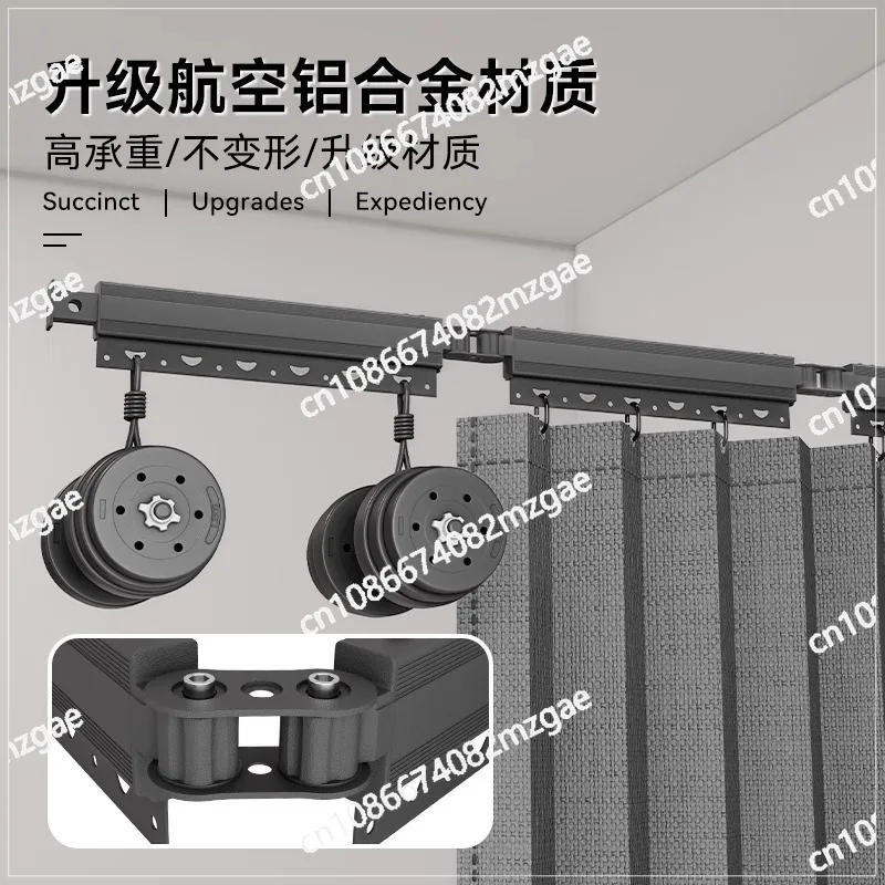 Bathroom partition curtain mildew-proof waterproof shower curtain Bathroom blocking curtain Dry and wet separation Quick drying