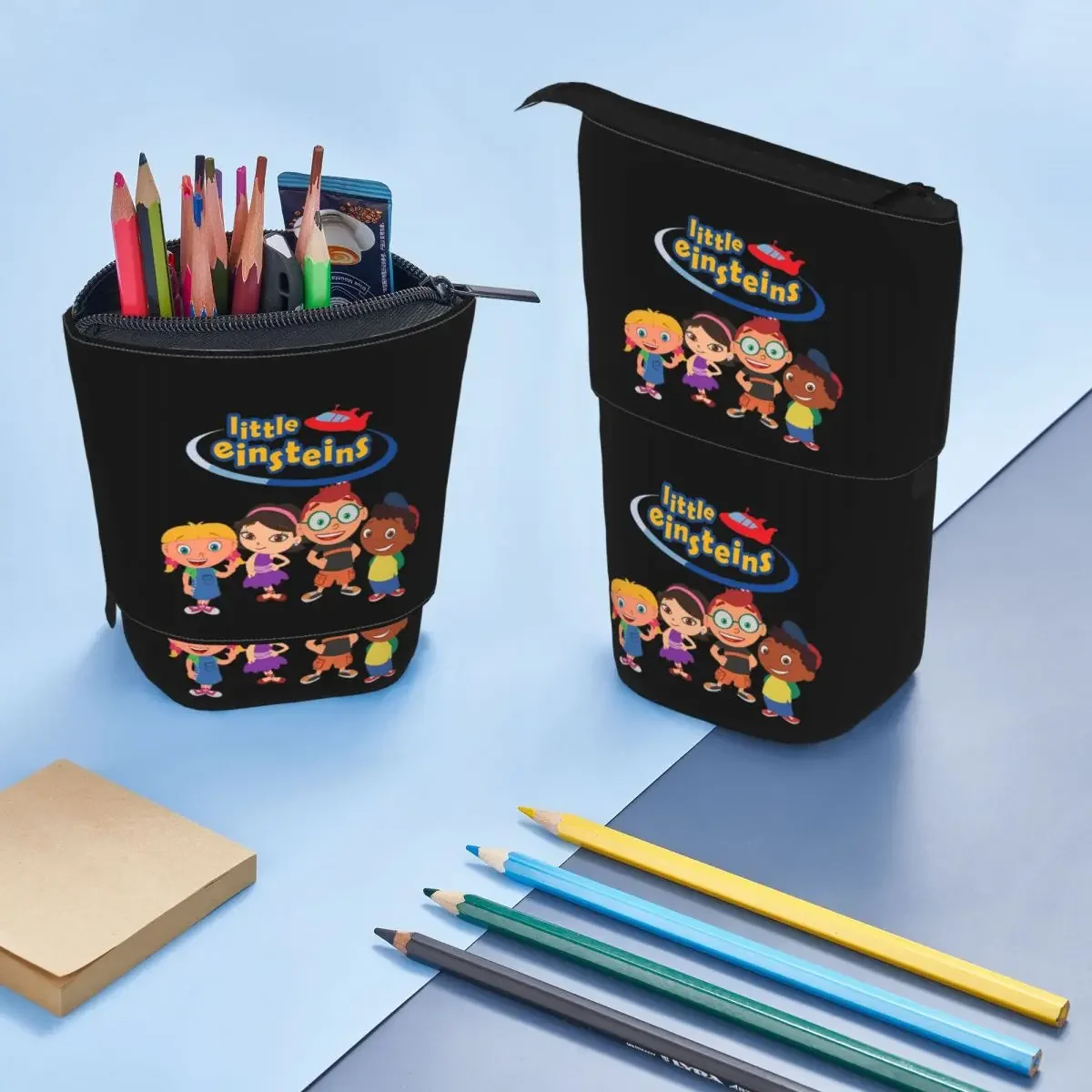 estojo-de-lapis-reversivel-little-einsteins-para-criancas-caixa-de-canetas-bolsa-de-material-escolar-porta-canetas