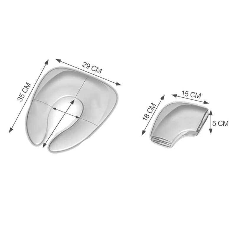 Складное дорожное сиденье для унитаза для малышей-портативное и безопасное сиденье для тренировки горшка, Нескользящие присоски