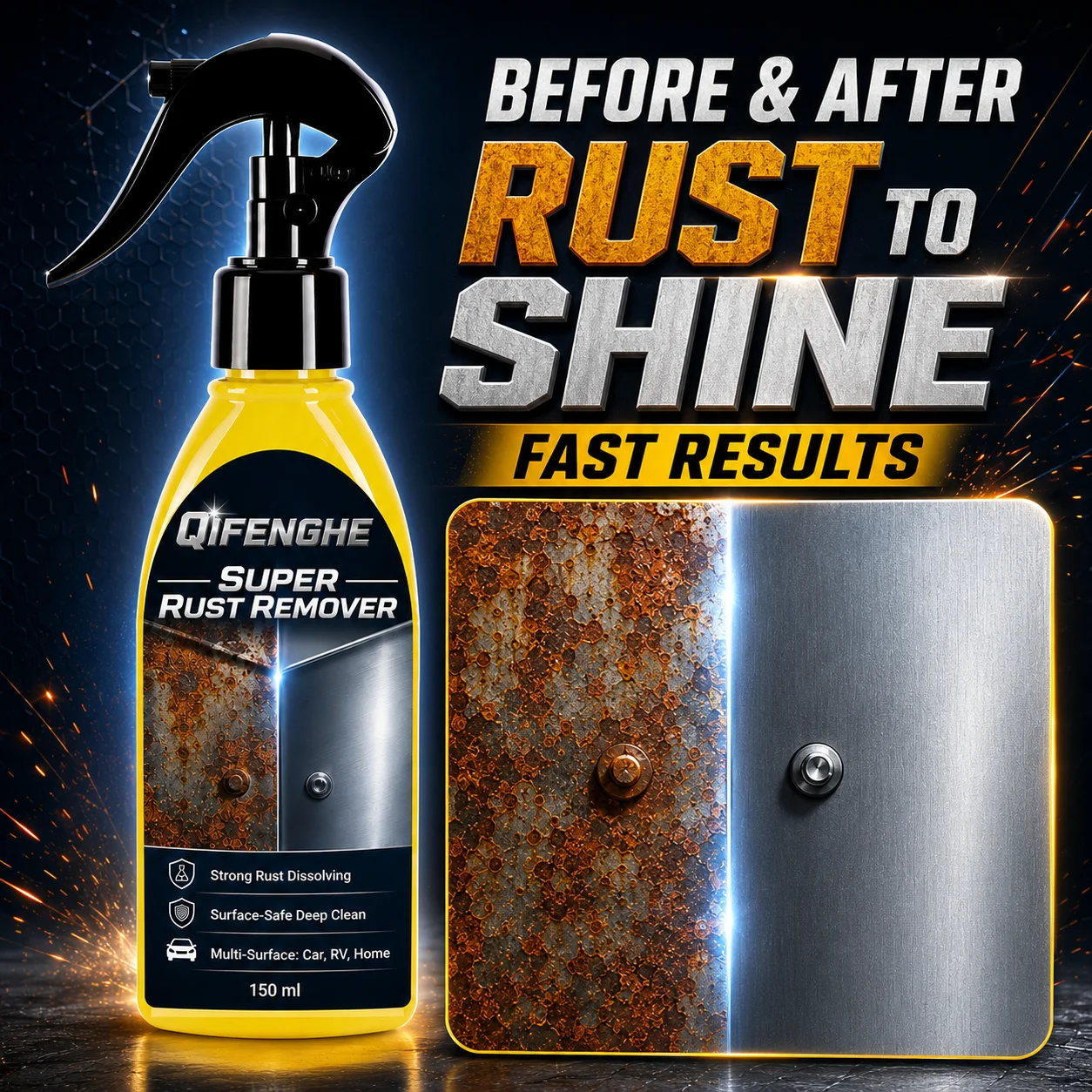 Spray Eliminador de Óxido QIFE - Wheel Cleaner Alloy reseña y precio