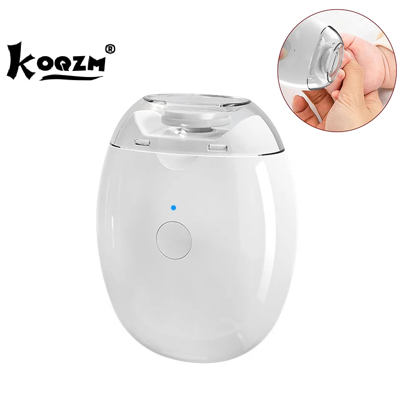Automatic Electric Nails Grinder With Night Light Feature USB C Rechargeable Safe For Baby And Children