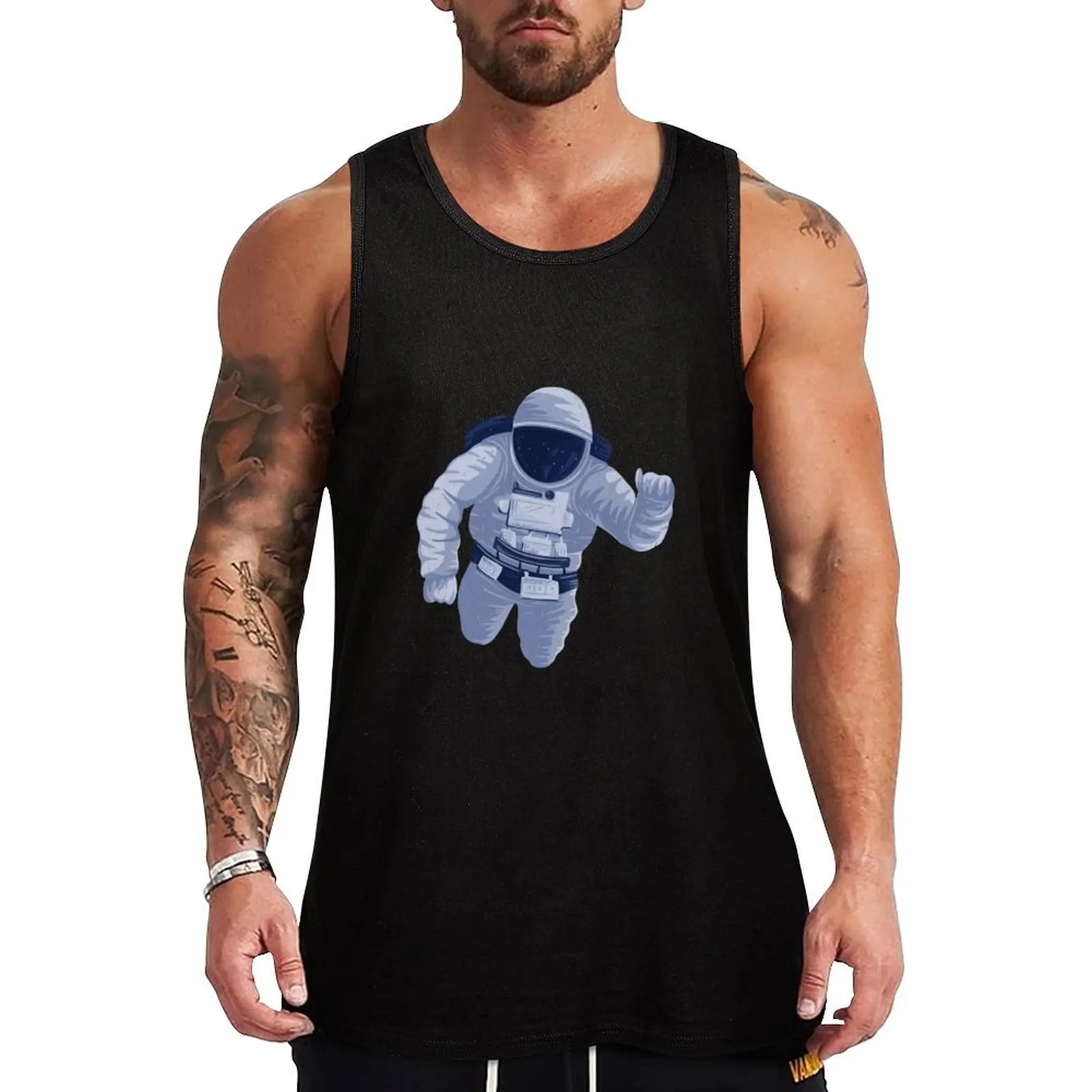 

Astroaut in space Tank Top Top summer fashion 2025 man Men's gym t-shirts