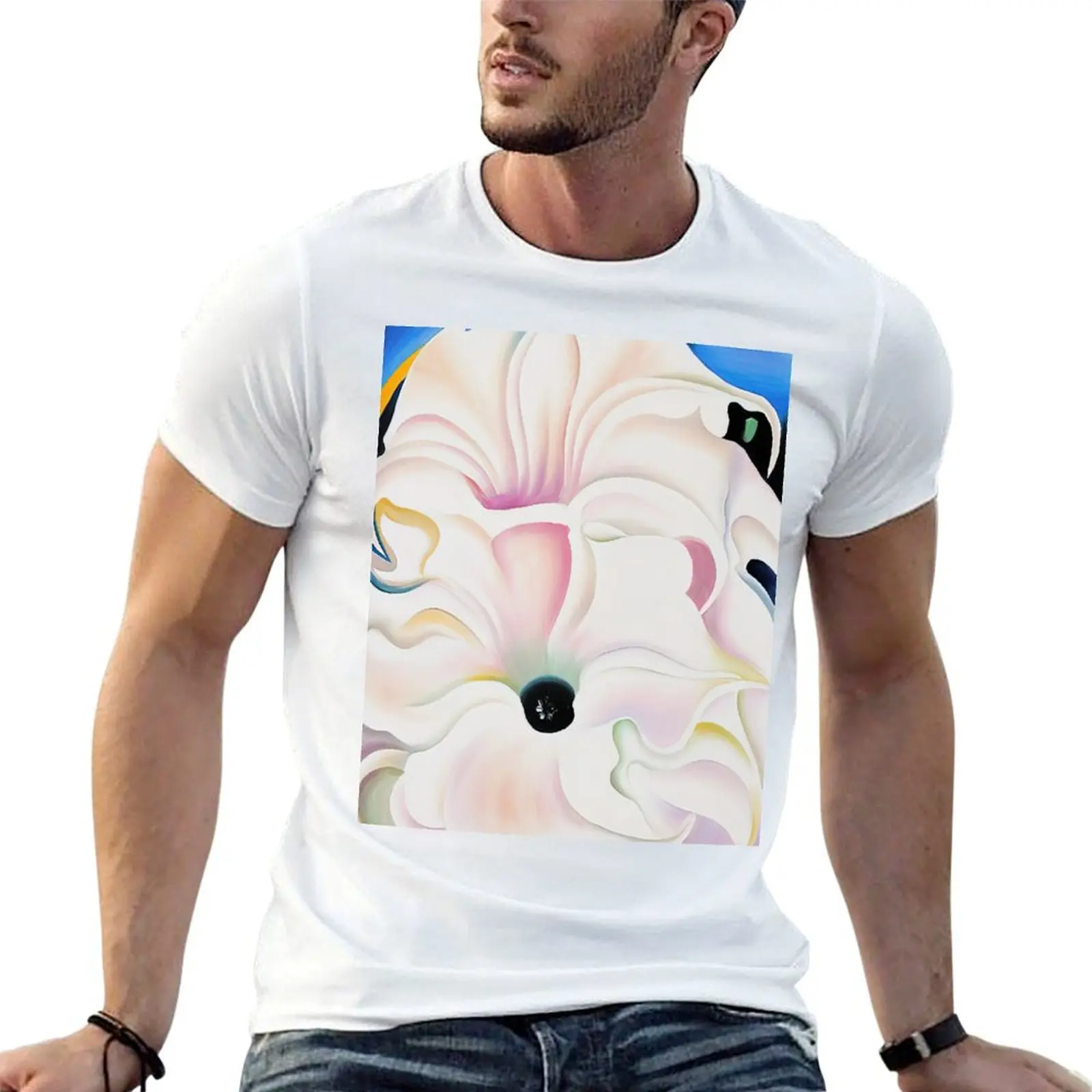 Georgia O'Keeffe - Bella Donna T-Shirt man graphic t shirt cotton tshirt 100% t shirt man luxury T-shirt