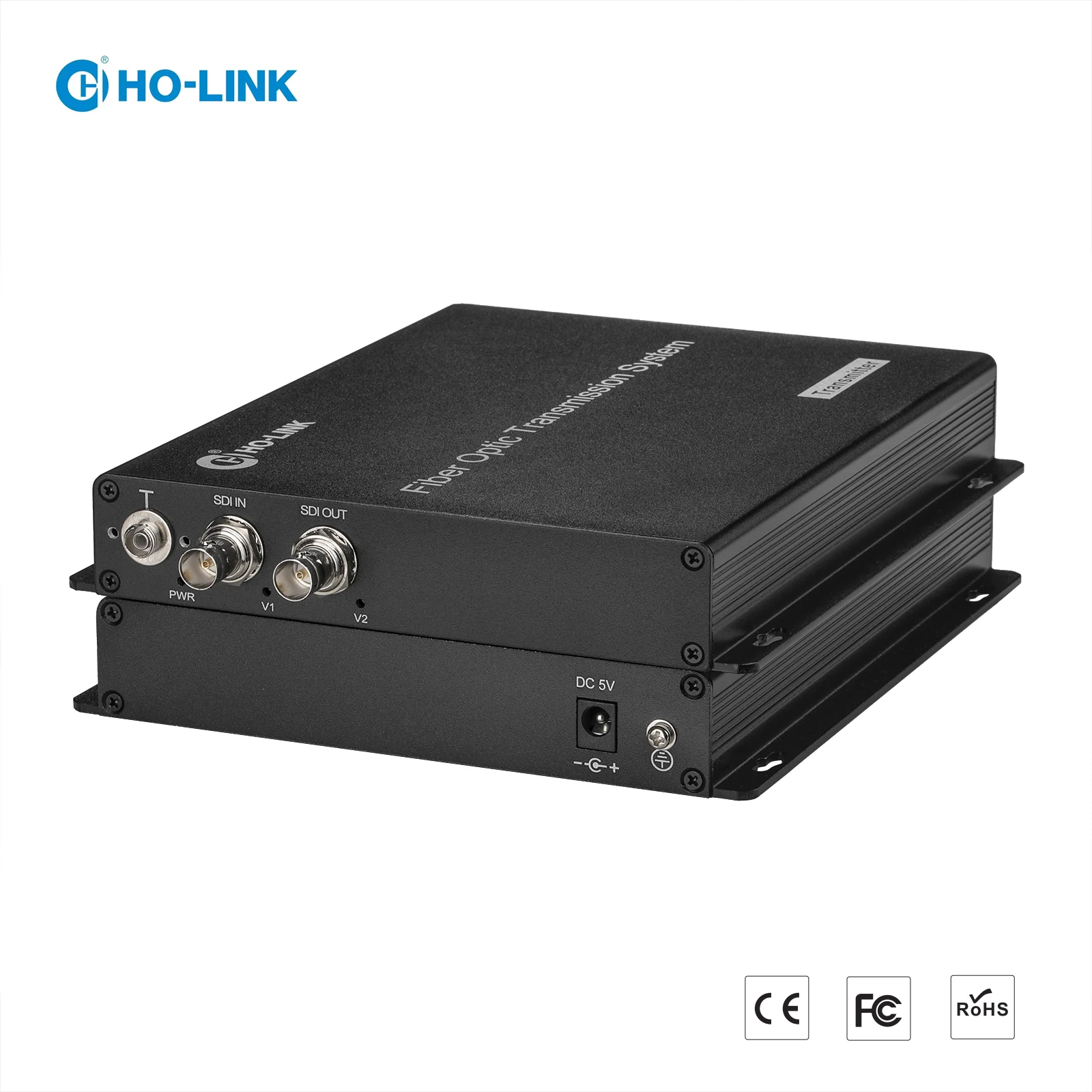 Ongecomprimeerde HD/SD/3G SDI Fiber Extender 1 Kanaal Bidirectionele 10 KM 20 KM SDI naar Glasvezel Converter