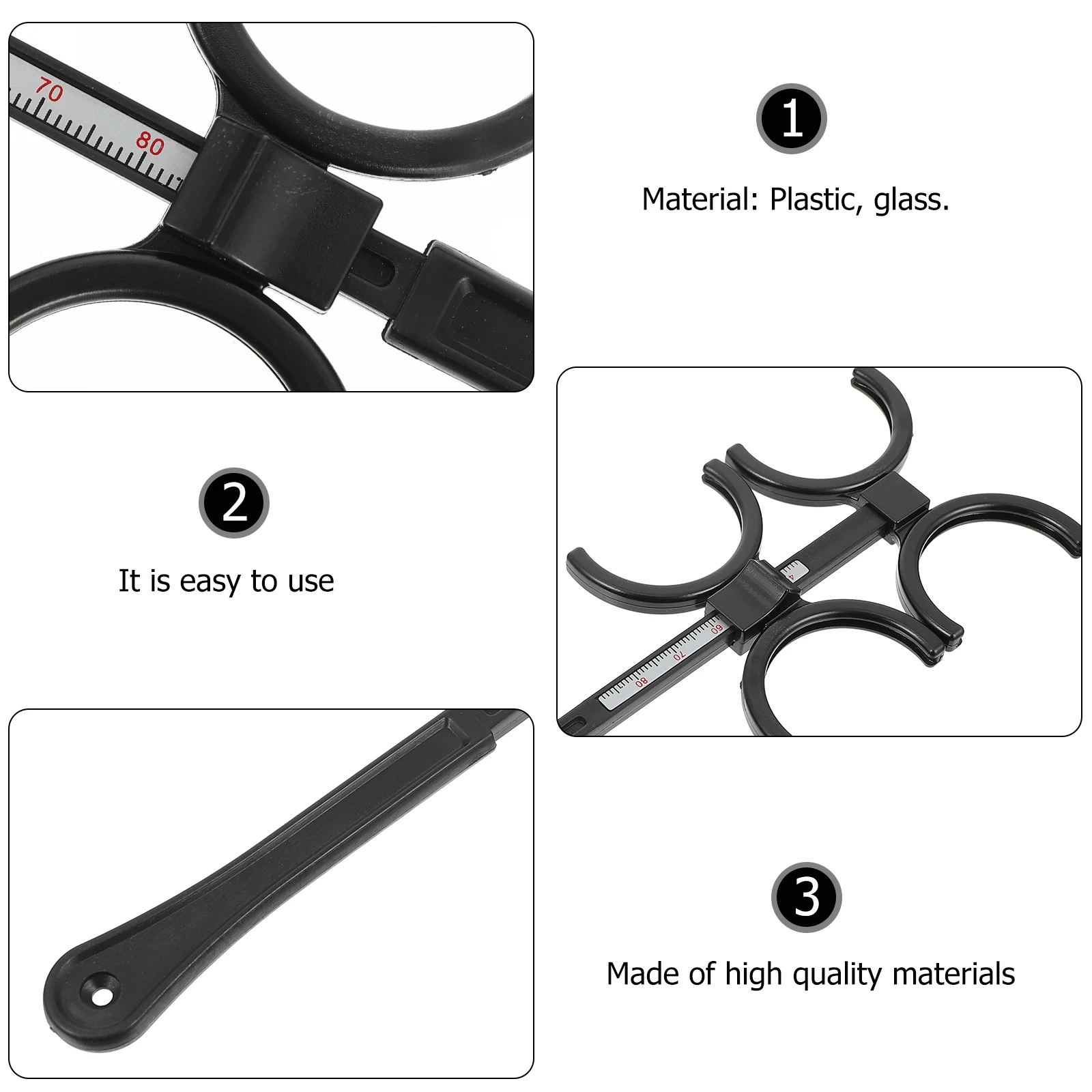 

Optical Flipper Trial Lens Holder Abs Optometry Ophthalmic Lenses Eye Care Tool Visual Clarity Comfort Long Use Practical Design