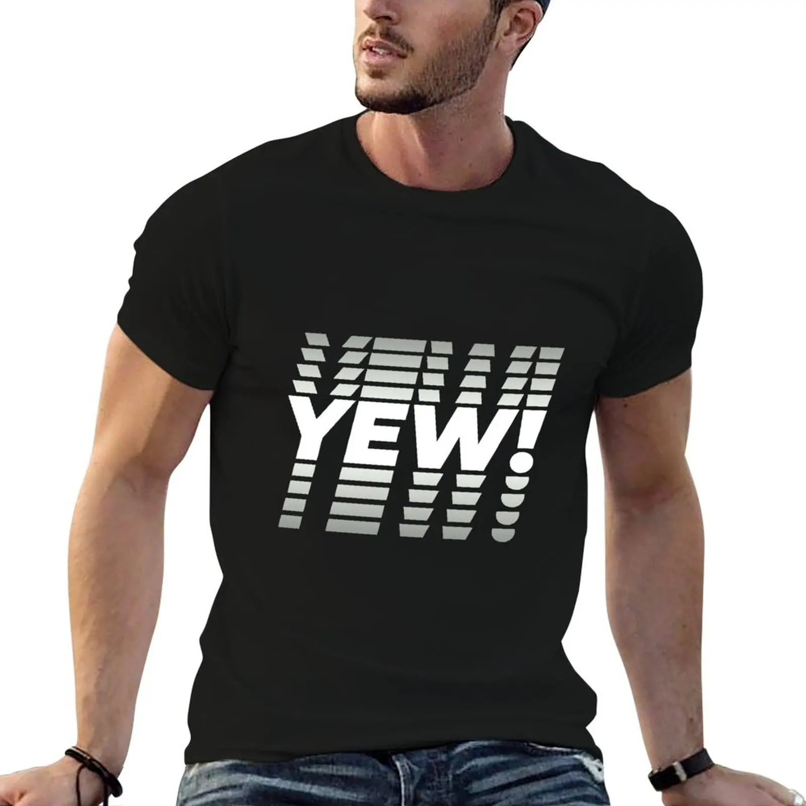 BONNIE MCMURRAY, YEW! LETTERKENNY T-Shirt Big Size Crew Neck T-Shirt