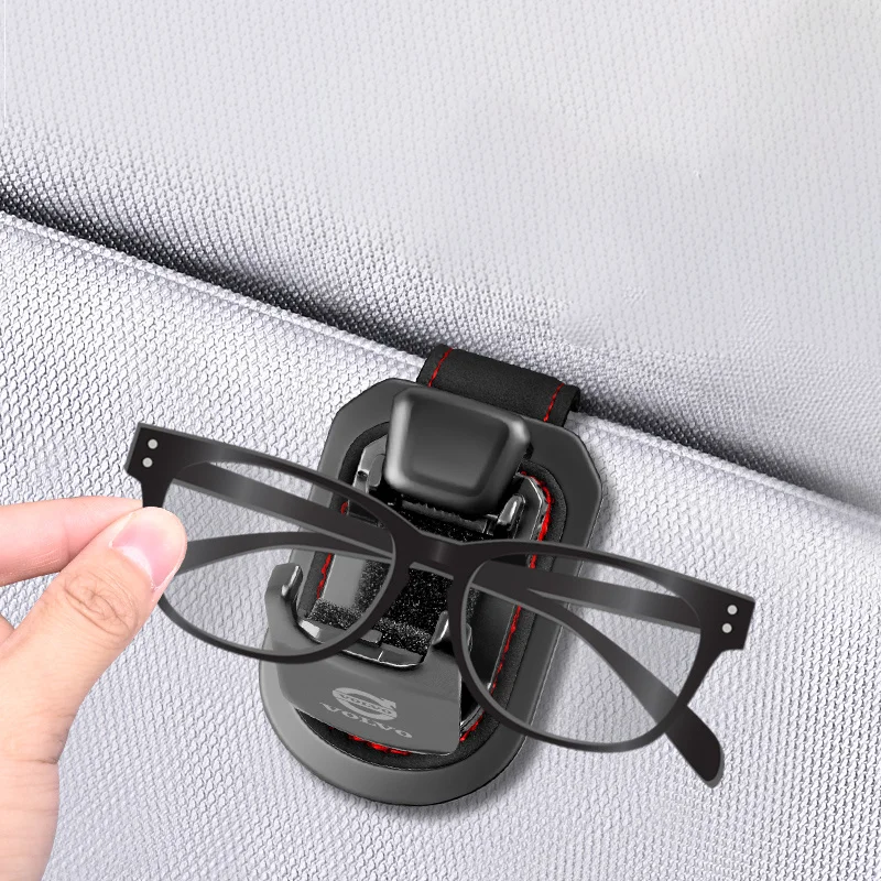 Car Eyeglass Holder Glasses Storage Clip For Volvo XC60 V50 V40 XC90 S60 S40 S80l V90 V60 EX90 S90 XC40 C40 Rdesign Accessories