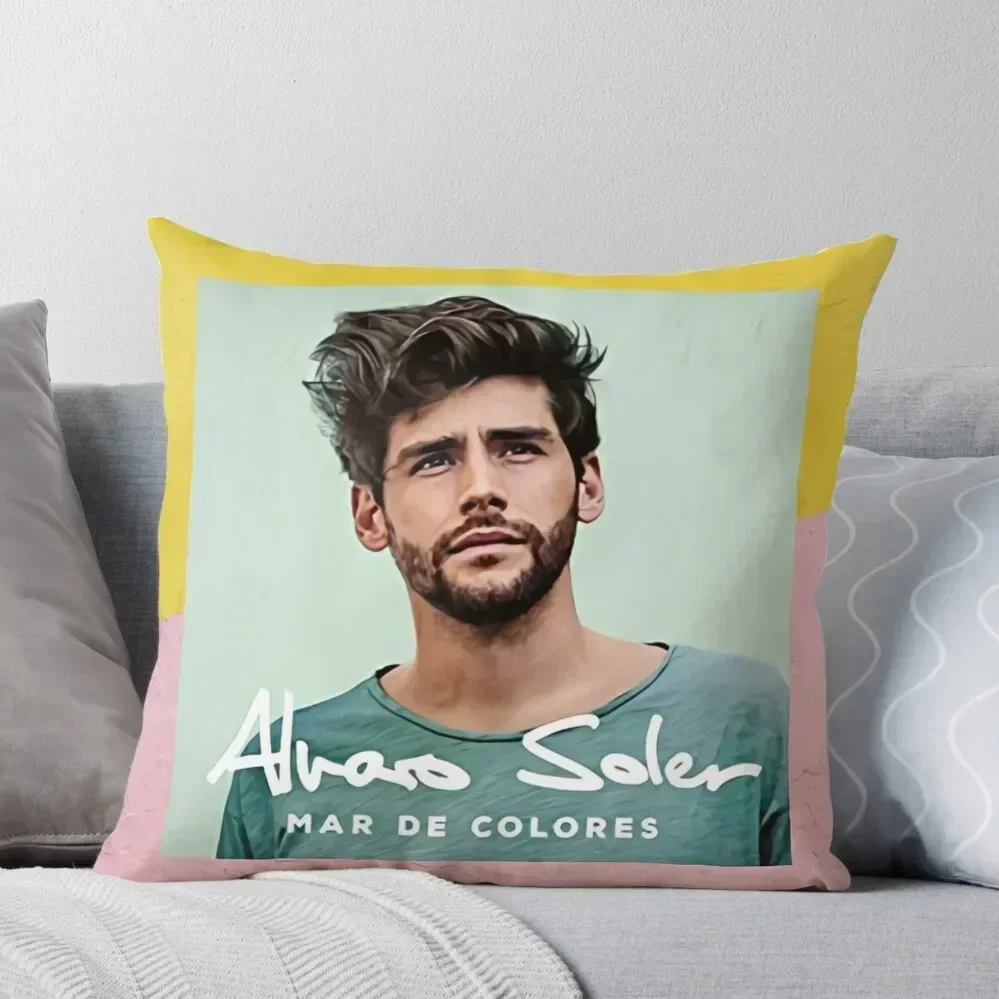 Alvaro Soler - Mar De Colores Throw Pillow pillowcases for sofa cushions Custom Cushion Photo pillow