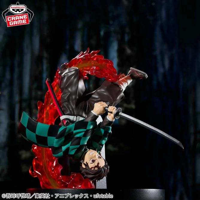 BANPRESTO Original VIBRATION STARS Demon Slayer Tanjiro Kamado 15cm figura personaje modelo juguete colección de regalo