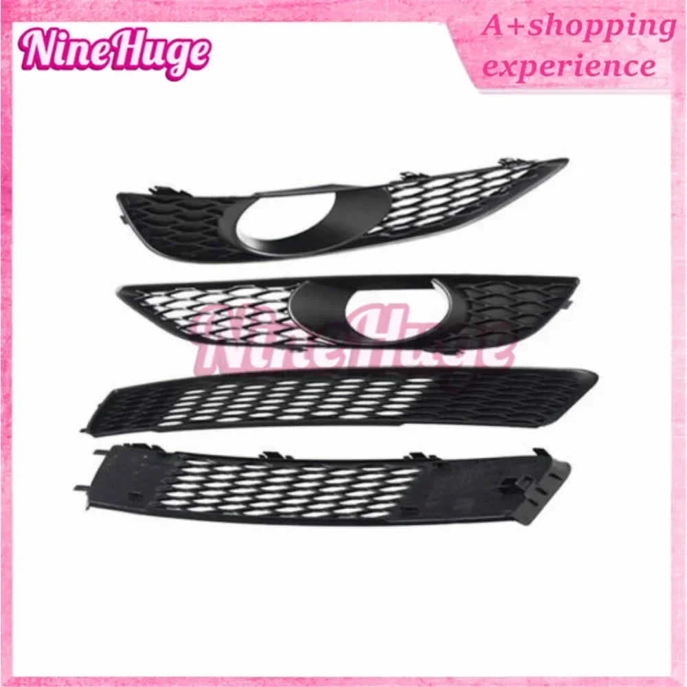 المصد الأمامي الجديد السفلي شبكة علوية شبكة الضباب الخفيف الحافة 4L 0807697 ب 4 لتر 0807698 ب 4 لتر 0807675 ج 4 لتر 0807676 ج لأودي Q7 S-لاين 10-15 #2