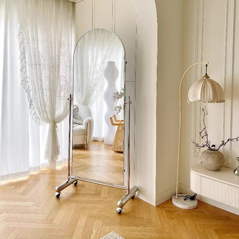 Makeup Living Room Mirror Floor Big Vanity Modern Bedroom Men Garden Mirror Standing Items Espelhos Living Room Decorations