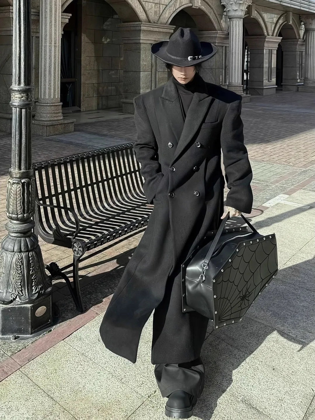 

Мужское шерстяное пальто Briti Sle с отложным воротником, на хлопковой подкладке, с подплечниками, зимнее, модное, с длинными рукавами, двубортное