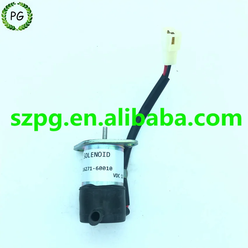 

16271-60010 16271-60012 Fuel Solenoid 12V For Kubota RTV900R RTV900S RTV900T RTV900W