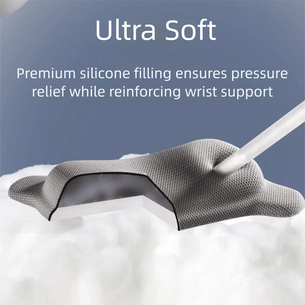 

1/2pcs Slow Rebound Mouse Wrist Support Pad Ergonomic Non-Slip Wristband Mouse Mat Soft Texture Comfortable