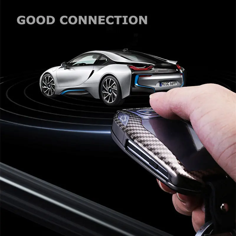 Key Case Cover for BMW LED Display 5 7 Series G11 G12 G30 G31 G32 I8 I12 I15 G01 G02 G05 G07 X4 X5 X7 Metal Keychain Accessorie