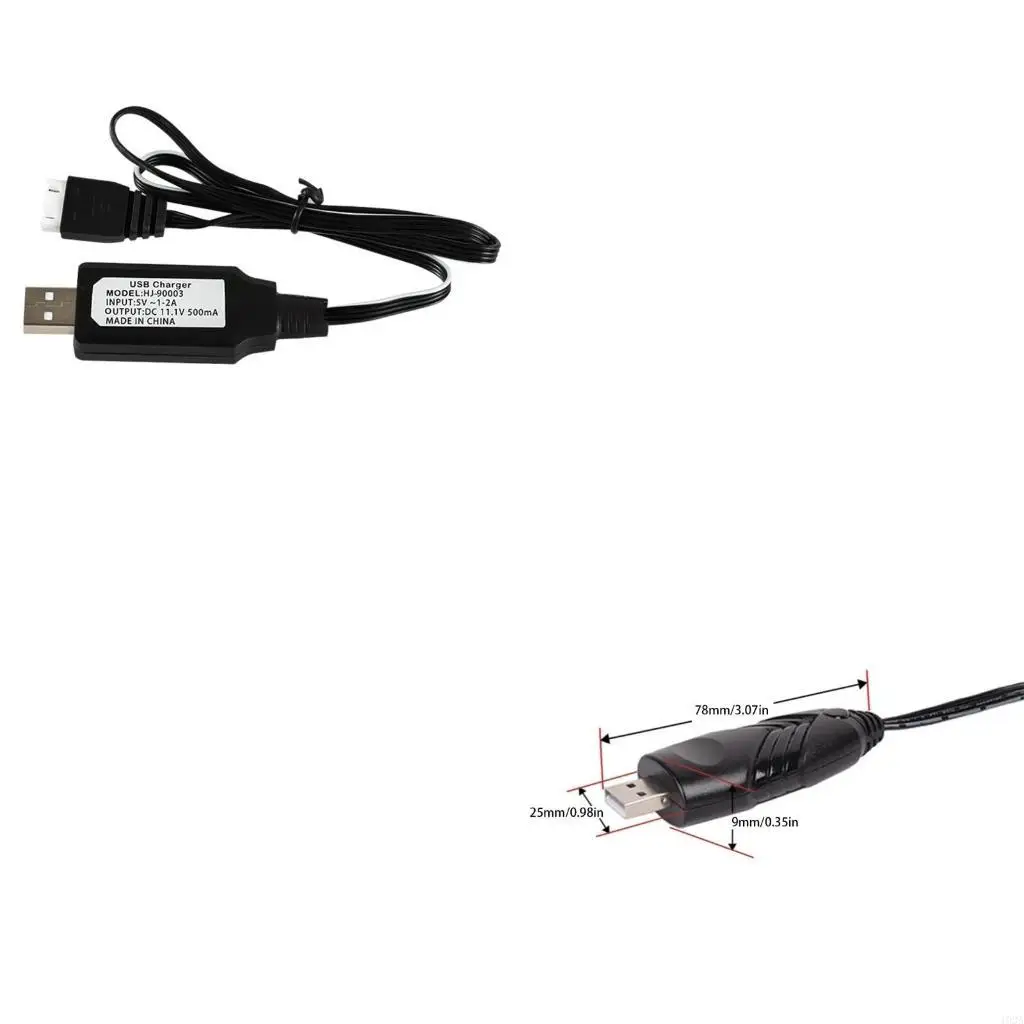 193A 11.1V USB 500mA Cable for Remote Model Vehicle Aircraft Battery
