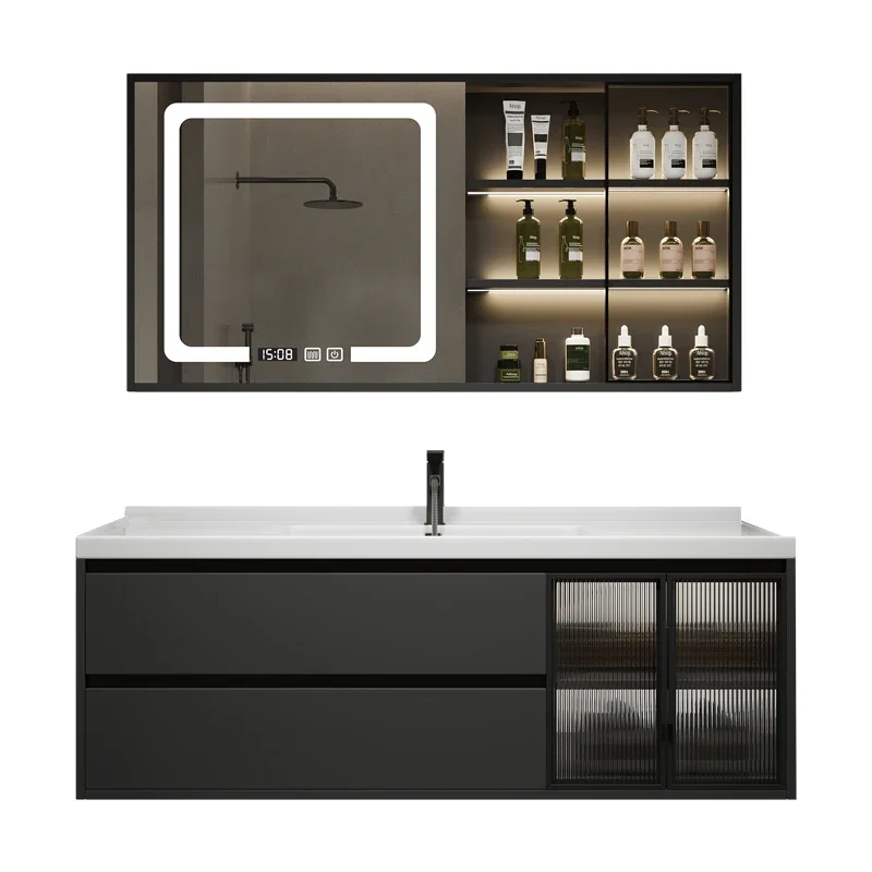 

Mirror Bathroom Cabinets Storage Makeup Organizer Narrow Vanity Bathroom Cabinets Multipurpose Gabinete Home Furniture YX50BC