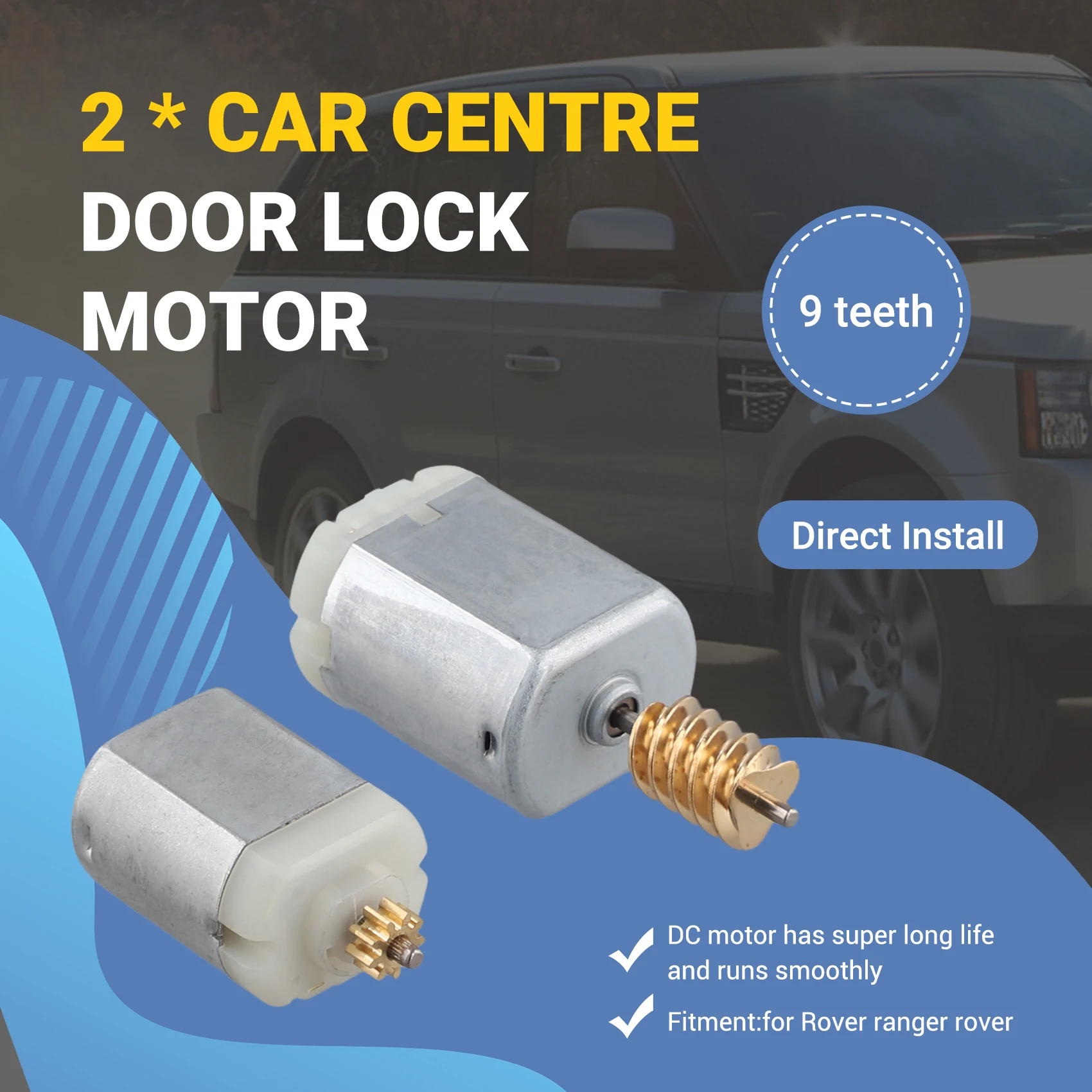 A85E-Car Door Lock Central Locking Motor For Land Rover Jaguar/Ranger Rover/Jaguar/Ford Car Centre Door Lock Motor