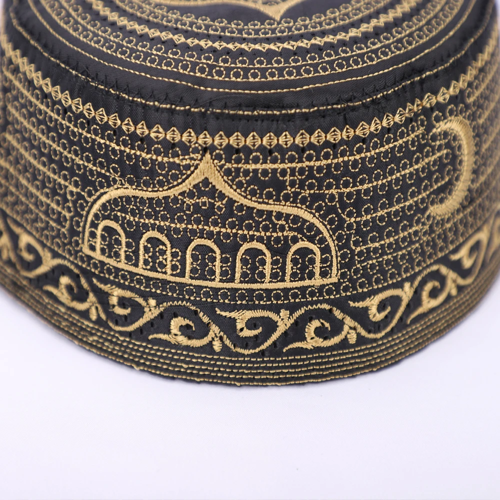 RIMAIRE براون الرجال Yarmulke موضة قبعة إسلامية للرجال جودة عالية متعدد الألوان الإسلام غطاء الشعر Yarmulke جزء الأعمال عيد ميلاد