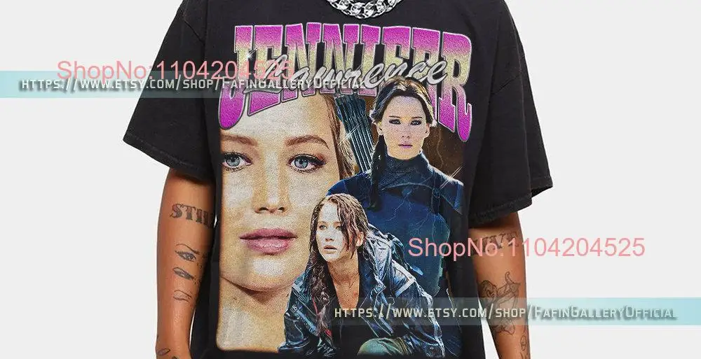 Jennifer LAWRENC T Shirt Lawrence Don't Look Up Idiocracy Actress Leonarddo Dicaprio Celebrity fg long or short sleeves