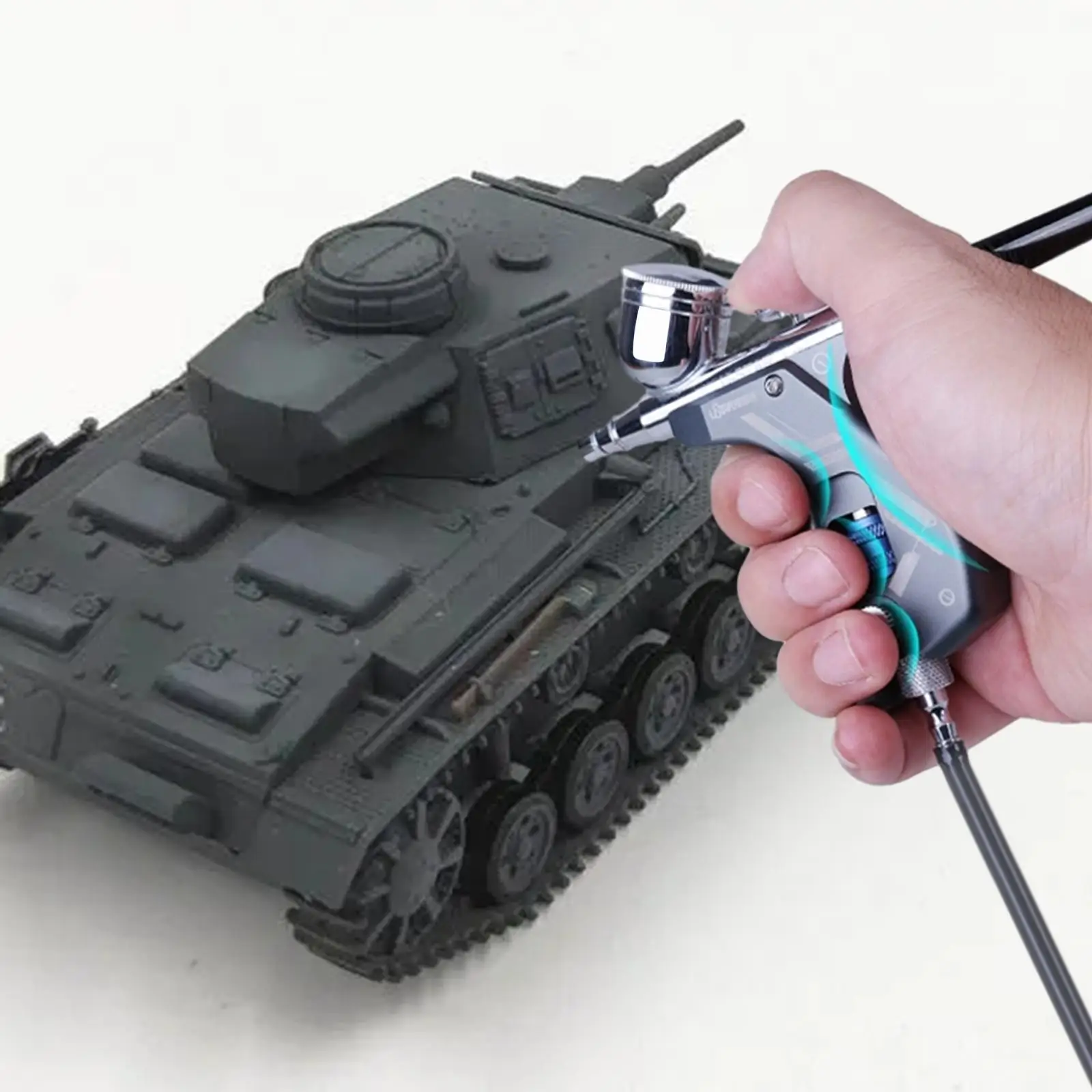 Airbrush Grip Trigger Handle Reusable DIY Model for Hobby Painting