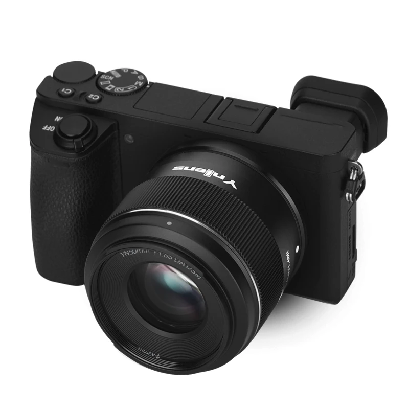 Yongnuo YN50mm F1.8S DA DSM Camera Lenses 50mm for Sony E-Mount A6300 A6400 A6500 NEX7 APS-C Frame Auto Focus AF/MF