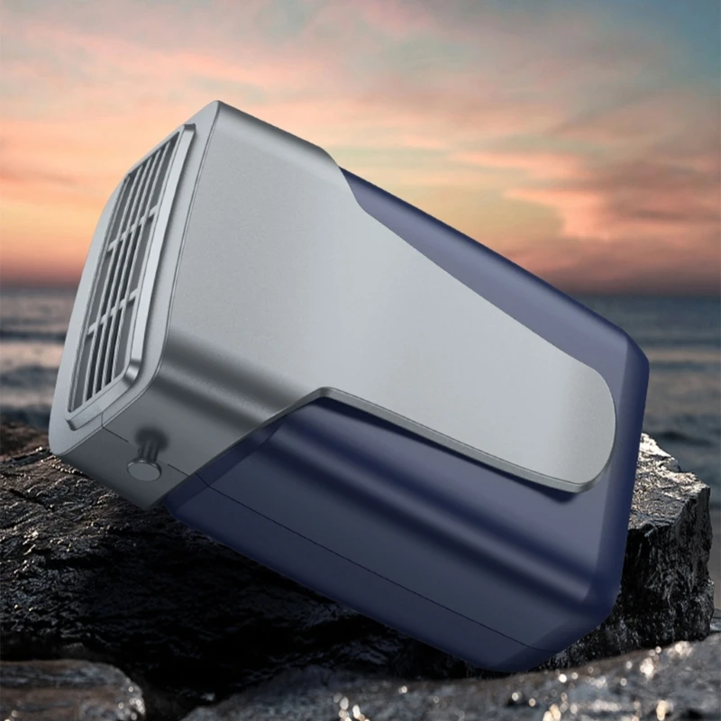 M2EE USB قابلة للشحن 3 سرعة الخصر الكهربائية تكييف الهواء التبريد معلق الرقبة مروحة